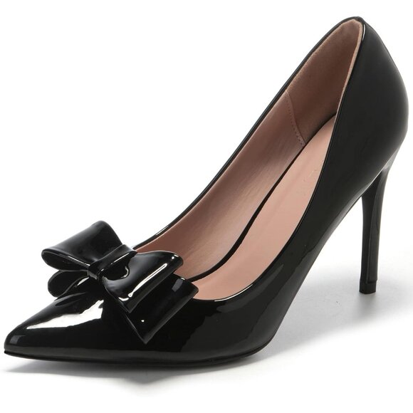 Women's Sexy High Heels Pointed Closed Toe Stiletto Comfortable Pumps 4 inch - Picture 1 of 6